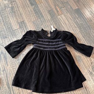 Matilda Jane Black Velvet Kids Dress